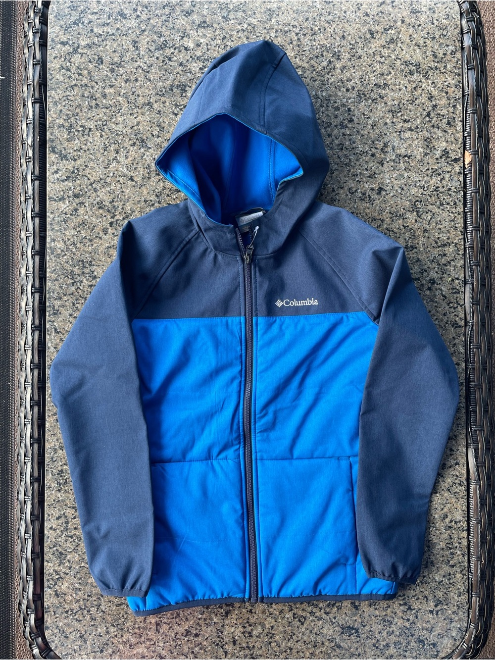 Columbia Boys' Take A Hike Softshell Fleece-lined Jacket Size Youth medium